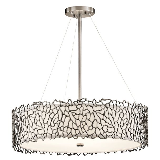 ELSTEAD Silver Coral KL-SILVER-CORAL-P-B 4 Light Pendant