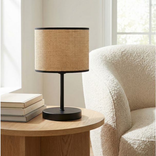 EMIBIG 1654/LN1 ECO LN1 BL RATTAN LAMPKA BIURKOWA