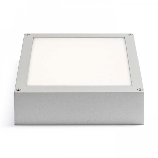 RENDL R10552 SCOTT sufitowa srebrnoszara 230V LED 9.8W IP54 3000K