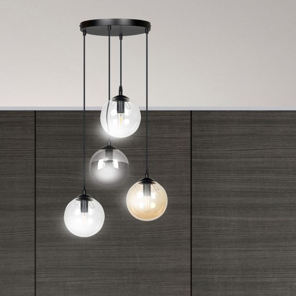 EMIBIG 714/4PREM LAMPA WISZĄCA COSMO 4 BL PREMIUM MIX