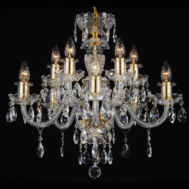 ECRYSTAL ZYR-10 Crystal-BG (gold tubes)