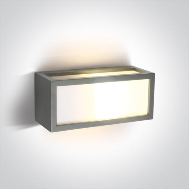 ONE LIGHT 67328/G Tampouria szary zewnętrzny kinkiet E27 20W