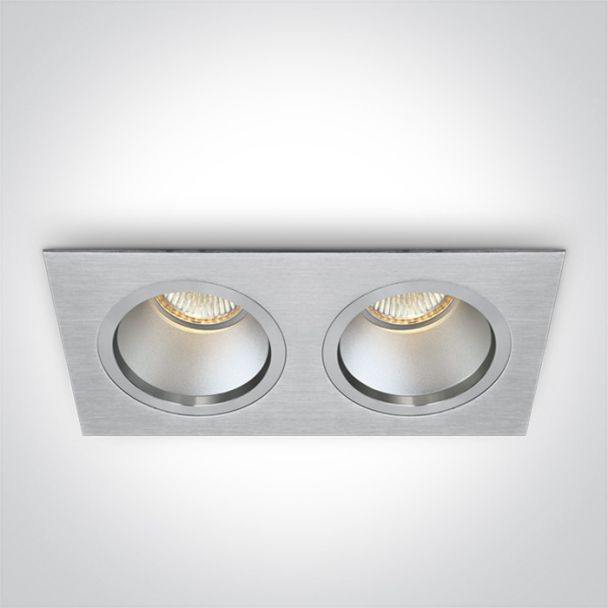 ONE LIGHT 50205D/AL Sermili aluminiowy wpust z oprawką GU5.3 MR16 dark light