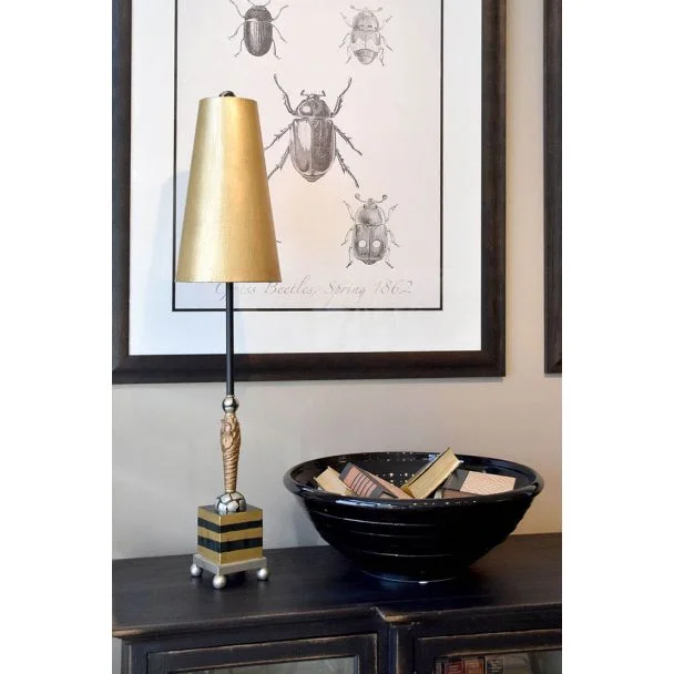 ELSTEAD Nettle FB-NETTLELUX-G-FL Luxe 2 Light Floor Lamp - Gold