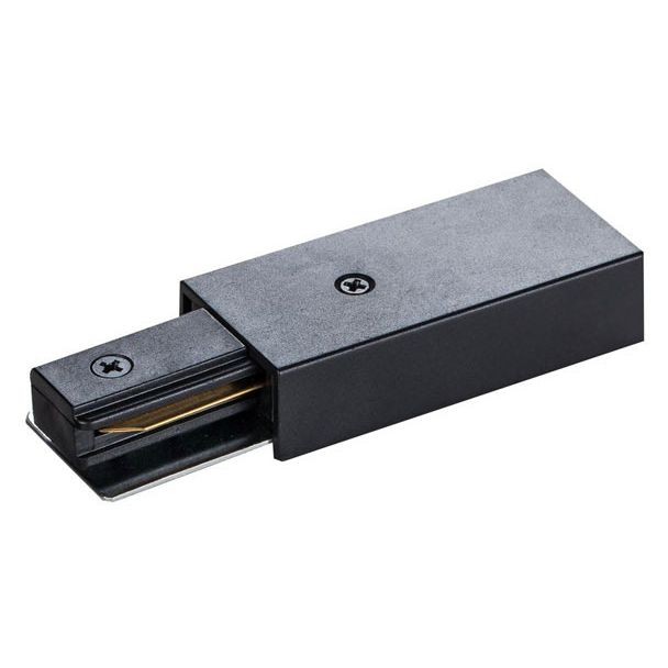 MAYTONI TRA001B-11B Single phase track system Accessories for tracks Track Lighting Accessory Black zasilanie 1-fazowy