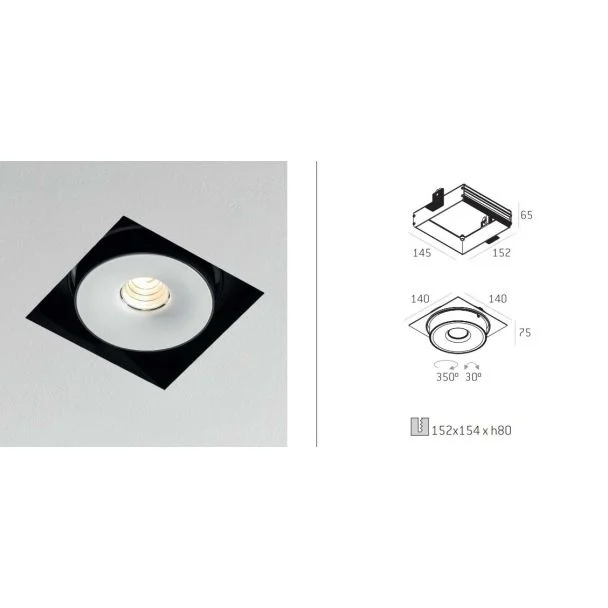 LABRA 4.1810 MULTIVA EVO 115.1 Trimless - wkład edge.LED 12W On-Off