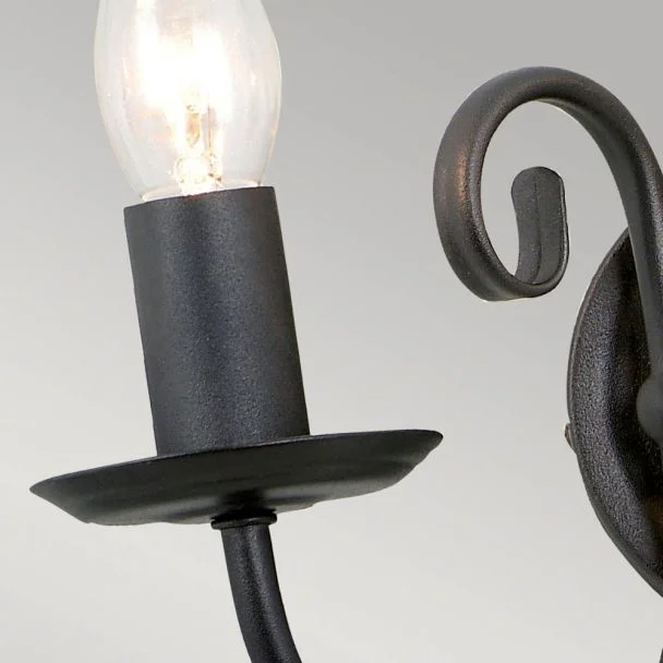ELSTEAD ARTISAN ART2 BLACK 2Lt Wall Light