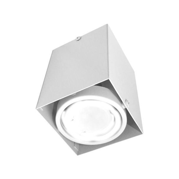 MILAGRO 476 LAMPA SUFITOWA BLOCCO BIAŁA 1X7W GU10 LED