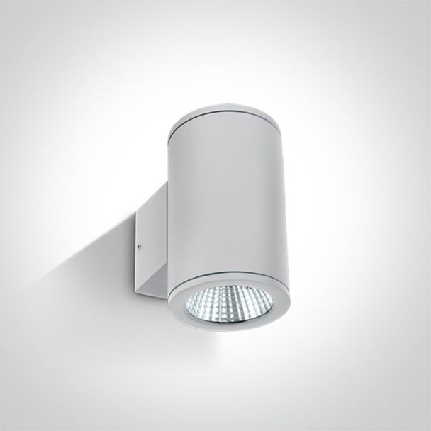 ONE LIGHT 67138/W/W Bralos biały zewnętrzny kinkiet 3000K 2x6W IP54