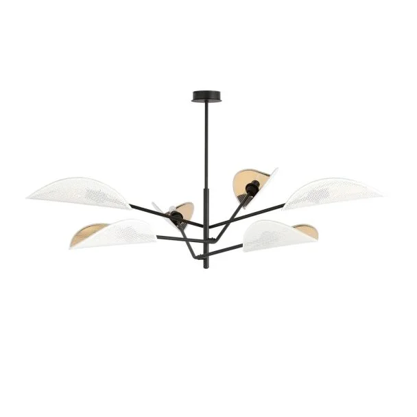 EMIBIG 1159/6 LAMPA SUFITOWA VENE 6 WHITE/GOLD