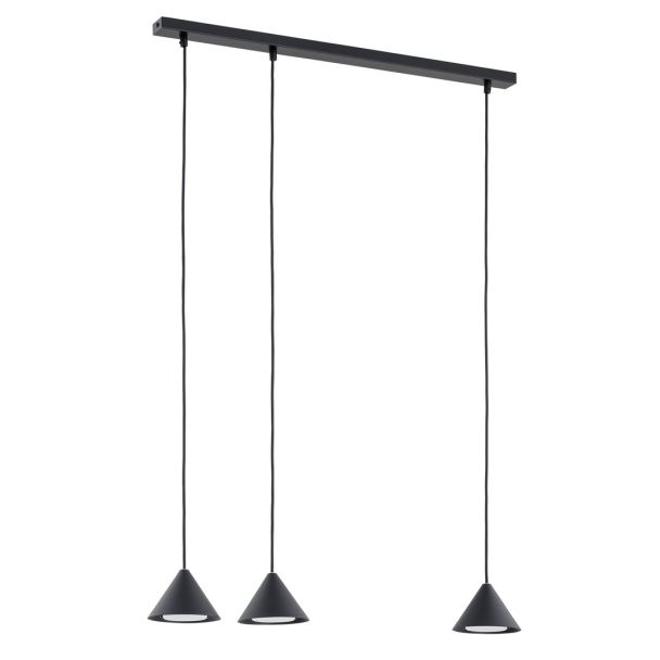 EMIBIG 1330/3 LAMPA WISZĄCA ELIT 3 BLACK