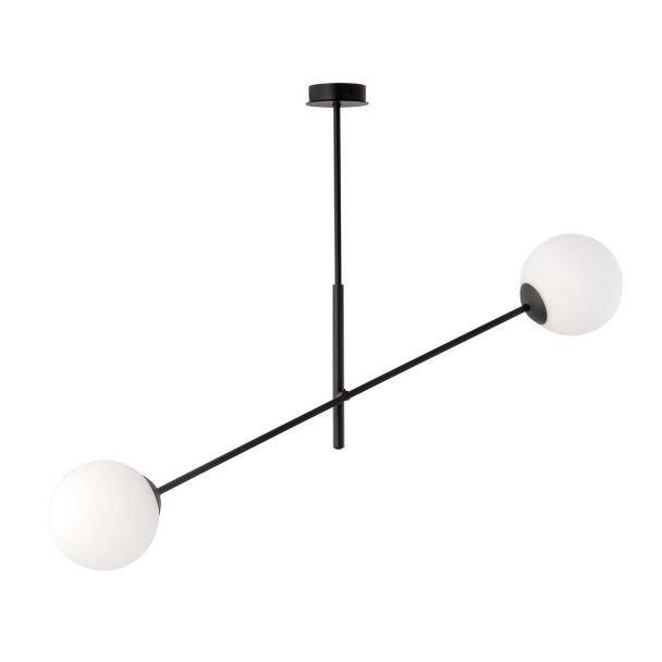 EMIBIG 1169/2 LAMPA SUFITOWA LINEAR 2 BLACK/OPAL