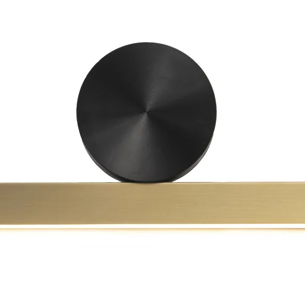 Step into Design MD-7014 wall Lampa ścienna BOOGIE LED złoto czarna 45 cm