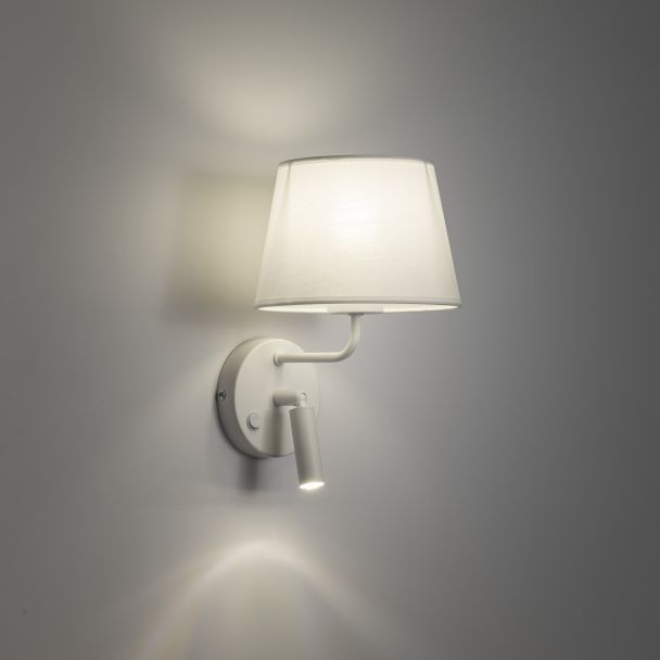 TK-LIGHTING 11393 MAJA WHITE KINKIET 1XE27 / 1XG9