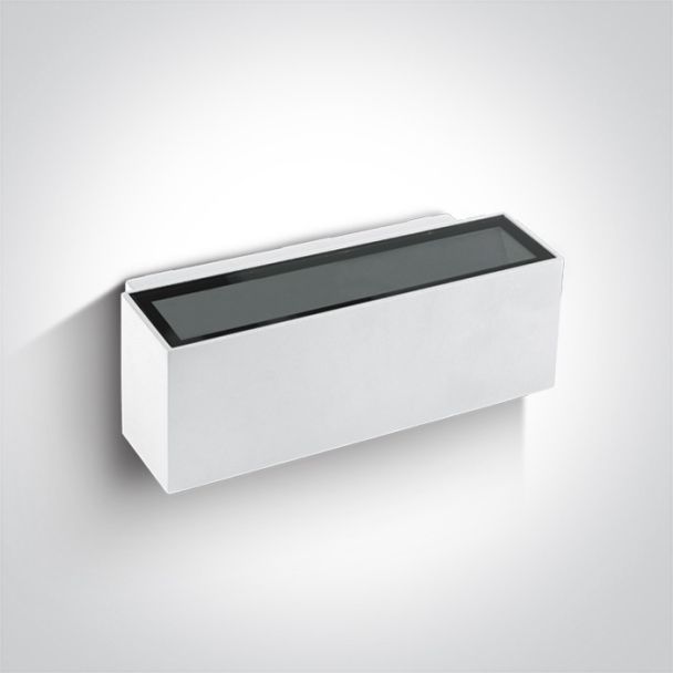 ONE LIGHT 67374A/W/W Kalentzi biały kinkiet LED 3000K 2x6W IP54
