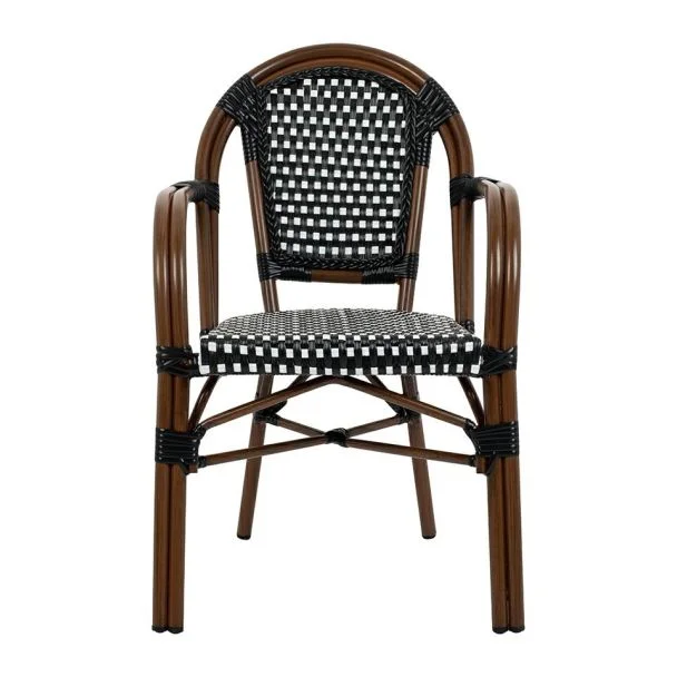 KING HOME KH1501100174 Krzesło CAFE PARIS brązowe rattan