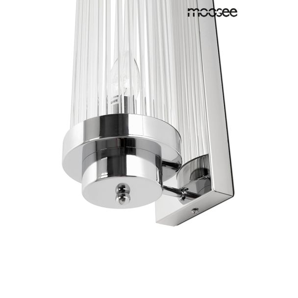 MOOSEE MSE010100360 MOOSEE lampa ścienna COLUMN 40 srebrna