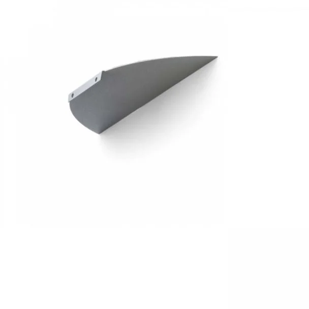 RENDL R10366 LESA ścienna srebrnoszara 230V E27 26W IP54