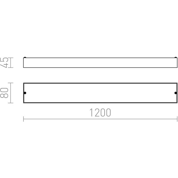 RENDL R11998 MARINA 120 LED ścienna chrom 230V LED 18W IP44 3000K