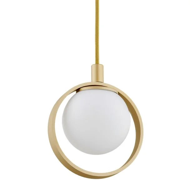 ARGON 8257 SATURNIA zwis 1 pł. opal mat, złoty