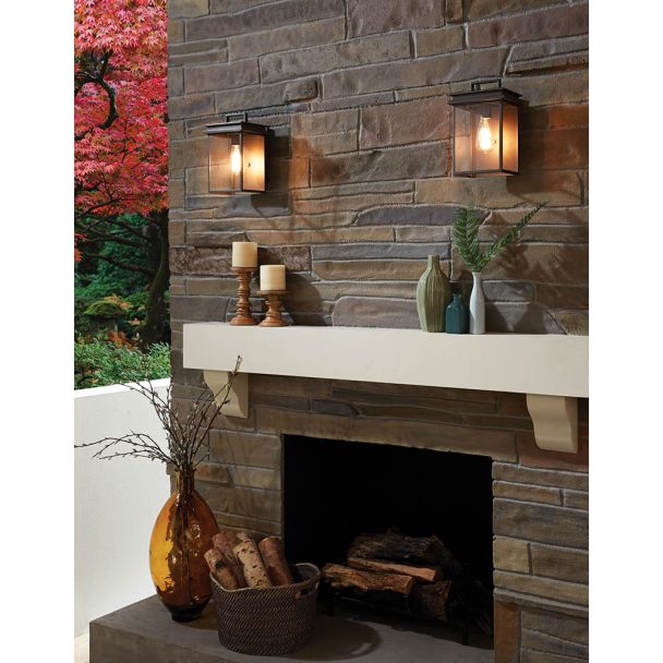 ELSTEAD Glenview FE-GLENVIEW-M 1 Light Wall Lantern