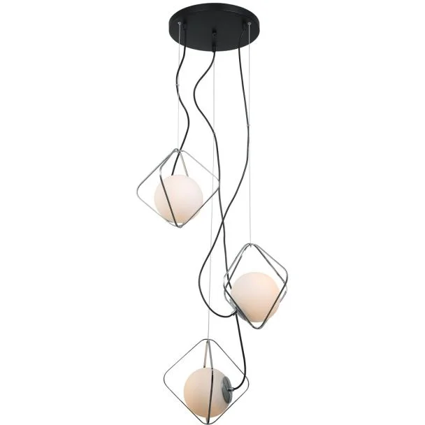 ITALUX Canto PEN-5696-3-BKCR lampa wisząca