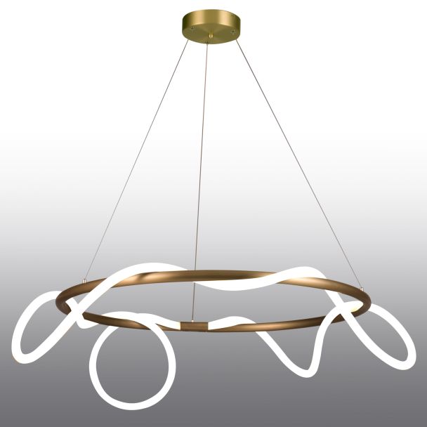 Step into design ST-9282R/D60 Lampa wisząca FANTASIA ROUND LED złota 60 cm
