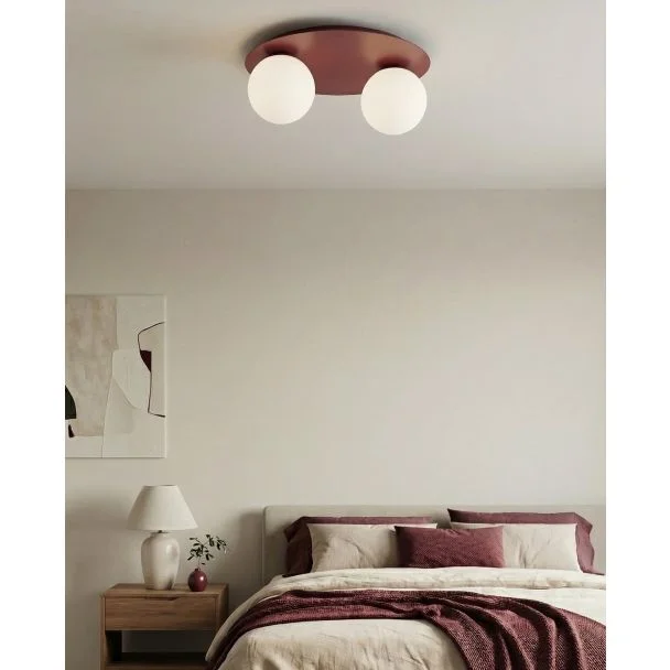 EMIBIG 1688/2 SOLAR 2 BURGUNDY OPAL LAMPA SUFITOWA
