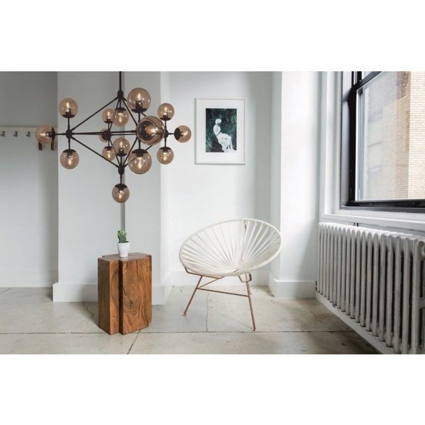 Step into Design ST-9047-15 Lampa wisząca ASTRIFERO-15 bursztynowo czarna 110 cm