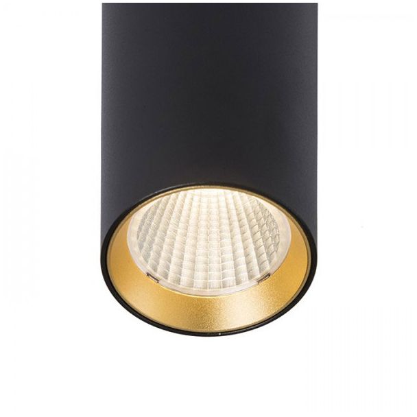 RENDL R13184 MAVRO DIMM wisząca czarna/złota 230V LED 12W 38° 3000K