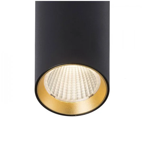 RENDL R13184 MAVRO DIMM wisząca czarna/złota 230V LED 12W 38° 3000K