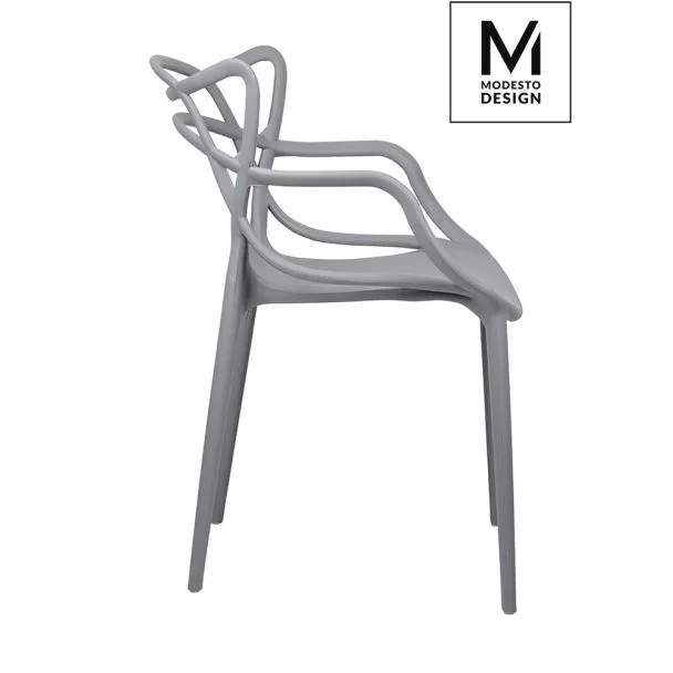 Modesto Design C1034.GREY MODESTO krzesło HILO szare - polipropylen