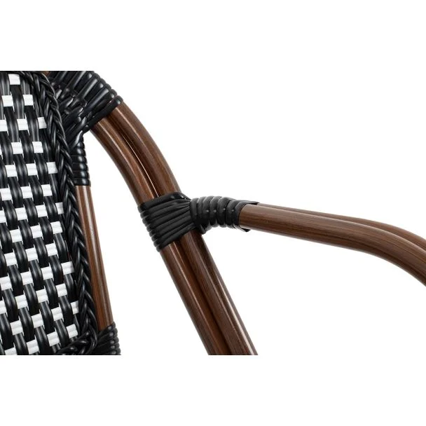 KING HOME KH1501100174 Krzesło CAFE PARIS brązowe rattan