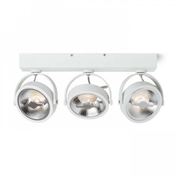 RENDL R12336 KELLY LED III ścienna biała 230V LED 3x12W 24° 3000K