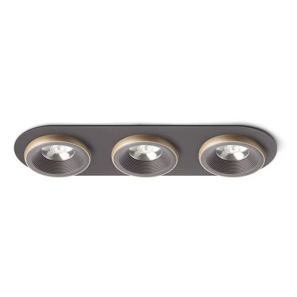 RENDL R13247 SHARM R III wpuszczana brązowa/perłowo-złota 230V LED 3x10W 24° 3000K