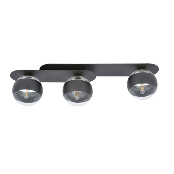 EMIBIG 1121/3 LAMPA SUFITOWA PLAZA 3 BLACK/STRIPE