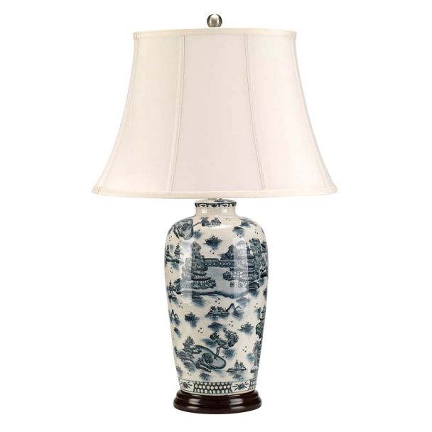 ELSTEAD Blue Traditional BLUE-TRAD-WP-TL 1 Light Table Lamp