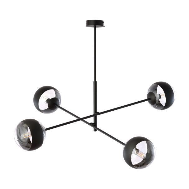 EMIBIG 1168/4 LAMPA SUFITOWA LINEAR 4 BLACK/STRIPE