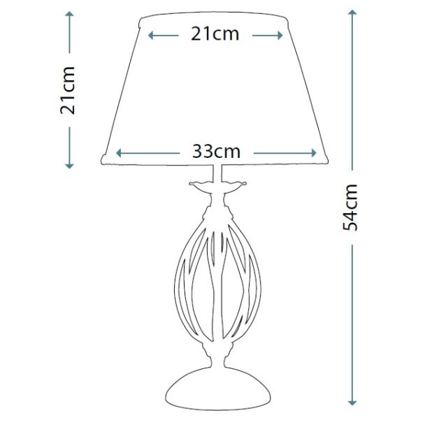 ELSTEAD ARTISAN ART/TL AGD BRASS 1Lt Table Lamp