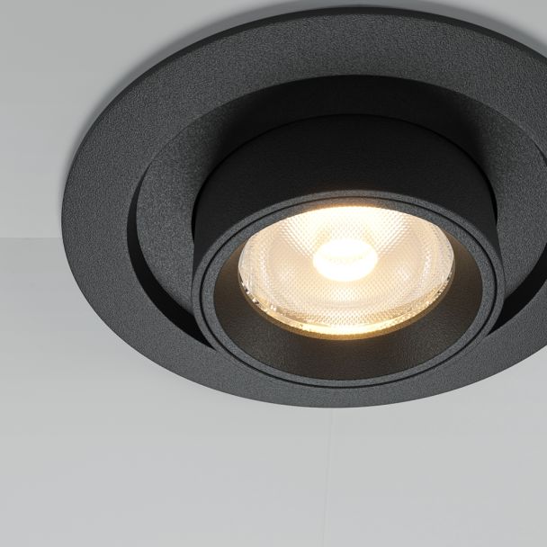 MAYTONI DL095-01-10W3K-B Hidden Downlight czarny