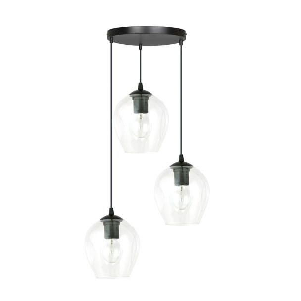 EMIBIG 679/3PREM LAMPA WISZĄCA ISTAR 3 BL PREMIUM TRANSPARENT