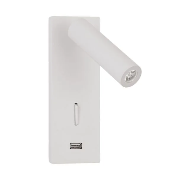 Luces Exclusivas ZARZAL LE42224 LAMPA ŚCIENNA biały