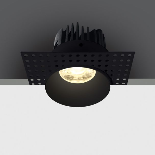 ONE LIGHT 10107BT/B/W Manna czarny wpust LED IP54 3000K 7W
