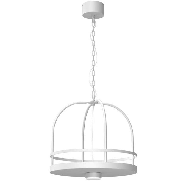 LUMINEX 7148 żyrandol Zona round dia 440 white, 1xGX53 (down)