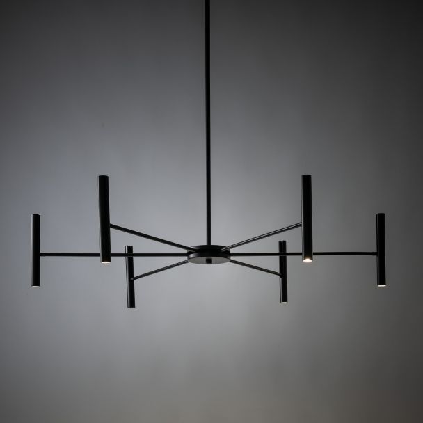 TK-LIGHTING 18223 NIVA BLACK LAMPA WISZĄCA LED 30W