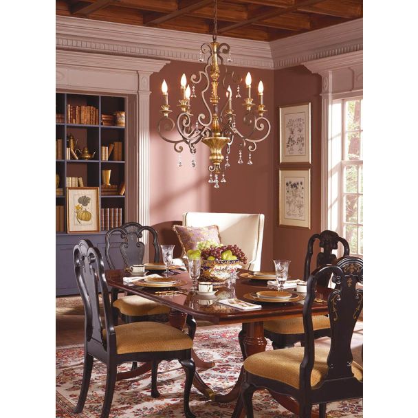 ELSTEAD MARQUETTE QZ/MARQUETTE6/A 6Lt Chandelier