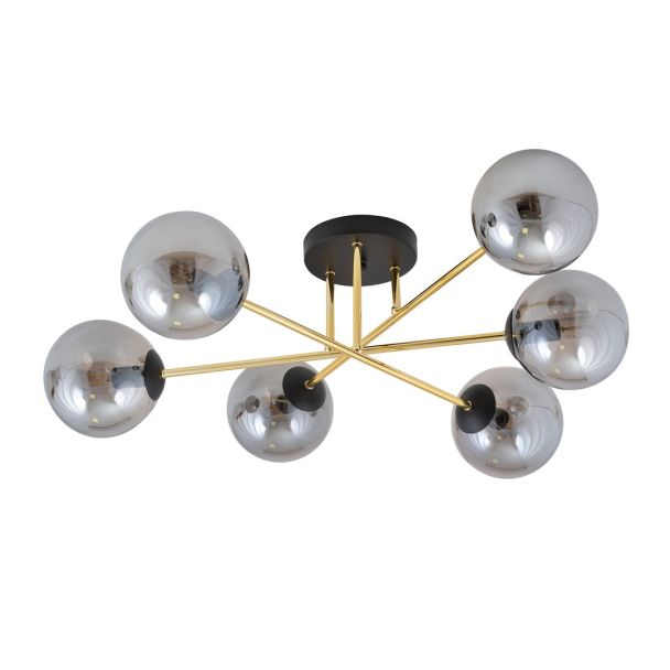 EMIBIG 1269/6 LAMPA SUFITOWA MAGNUM 6 BL GRAFIT