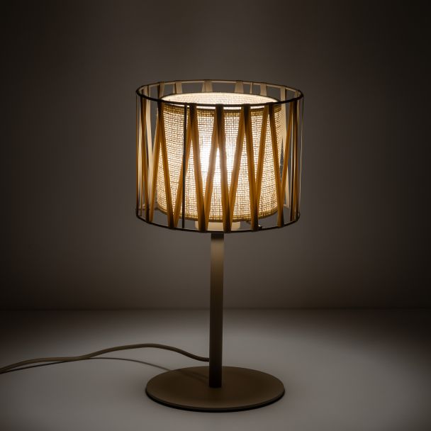TK-LIGHTING 16198 HARMONY SABIA JUTA LAMPKA NOCNA 1XE27
