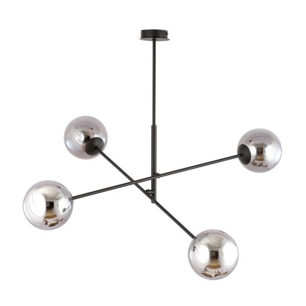 EMIBIG 1167/4 LAMPA SUFITOWA LINEAR 4 BLACK/GRAFIT