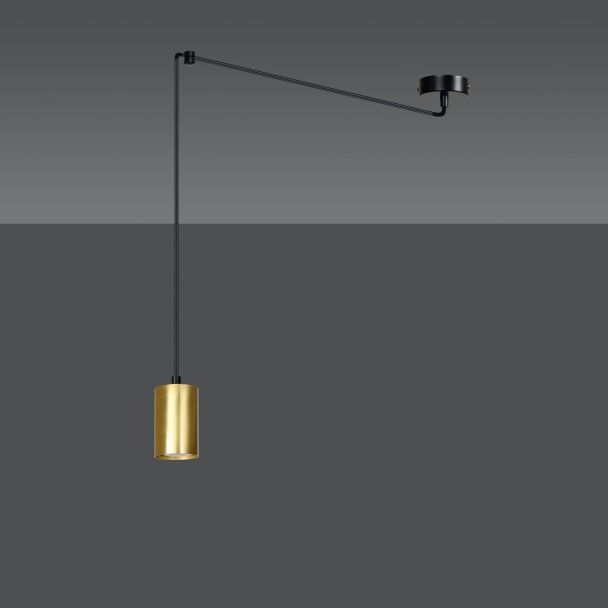 EMIBIG 526/1 LAMPA WISZĄCA TRAKER 1 BL/GOLD